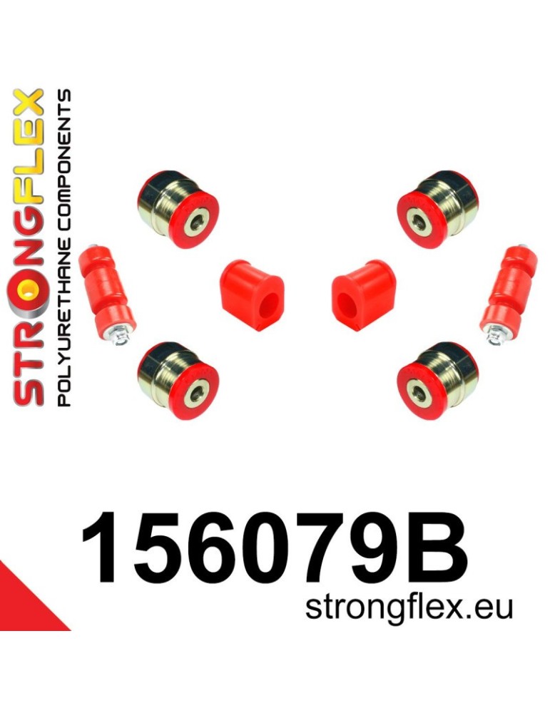 Kit Silent block Polyuréthane Train Avant Renault Twingo II (07-14)