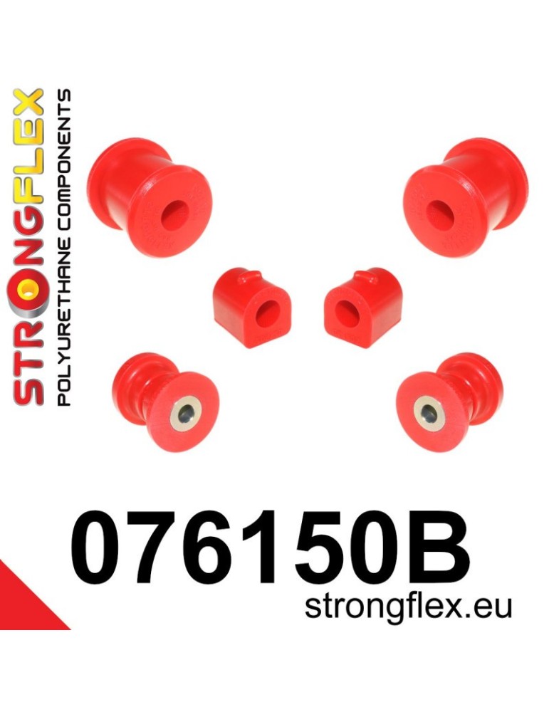 Kit Silent block Polyuréthane Train Avant Mazda 2 02-07