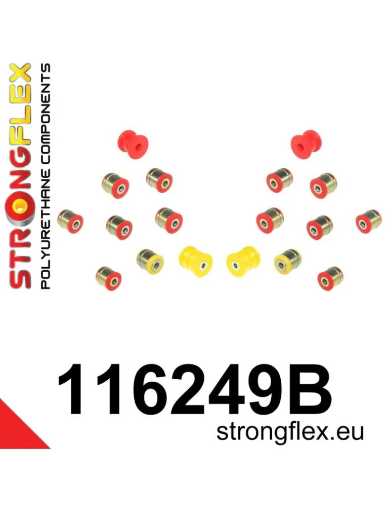 Kit Silent block Polyuréthane Train Avant et Arrière Mercedes S-Class W140