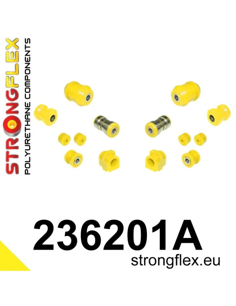  Kit SPORT Silent block Polyuréthane Train Avant Volvo 940 90-98
