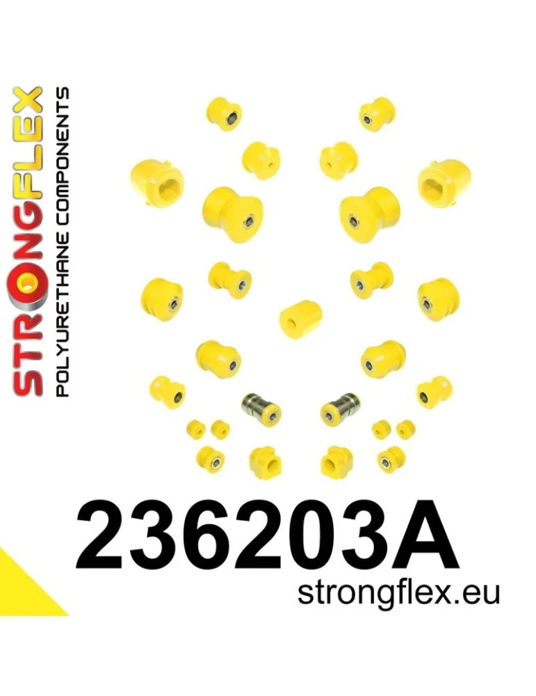 Silent block Polyuréthane kit SPORT Train de Suspension Volvo 940 90-98