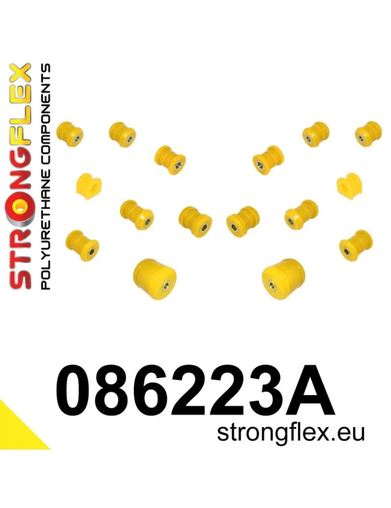Kit SPORT Silent block Polyuréthane Train Avant Honda Prelude V 96-01