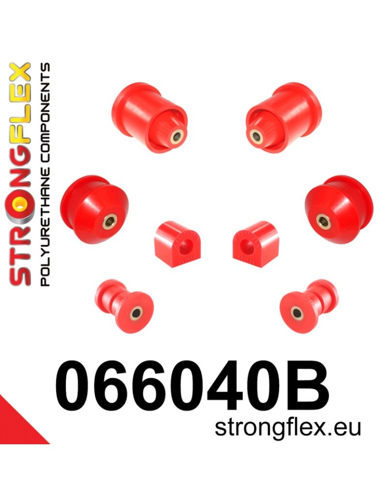 Kit Silent block Polyuréthane Train Avant Alfa Romeo Mito (08-18)
