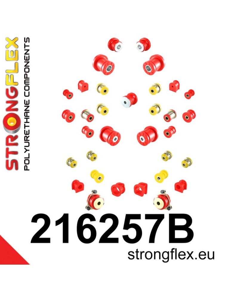 Kit Silent block Polyuréthane Suspension Totale Lexus LS I (89-94) XF10
