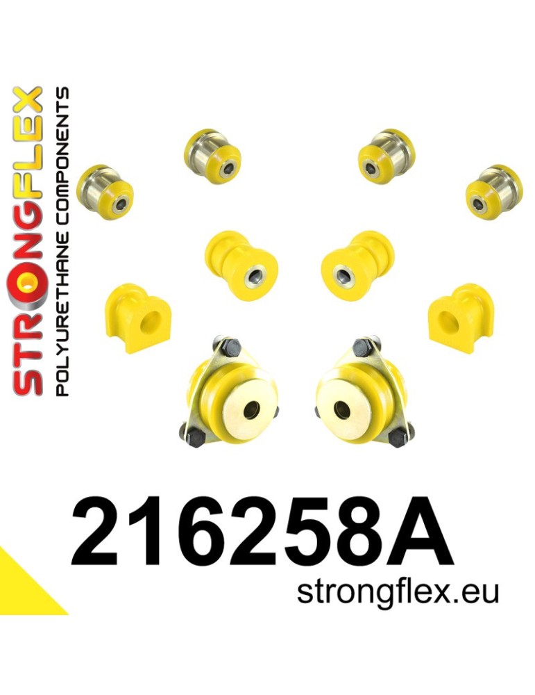 Kit SPORT Silent block Polyuréthane Train Avant Lexus LS LS400 I UCF10 89-94