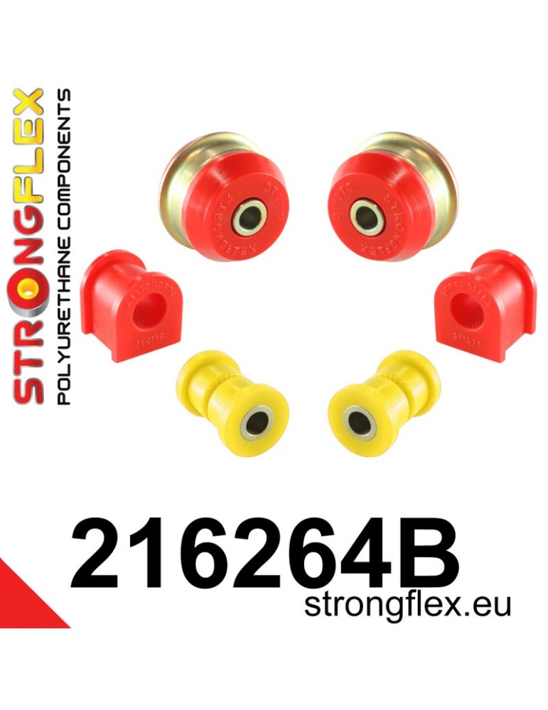 Kit Silent block Polyuréthane Train Avant Toyota Corolla IX (01-07) E120 E130