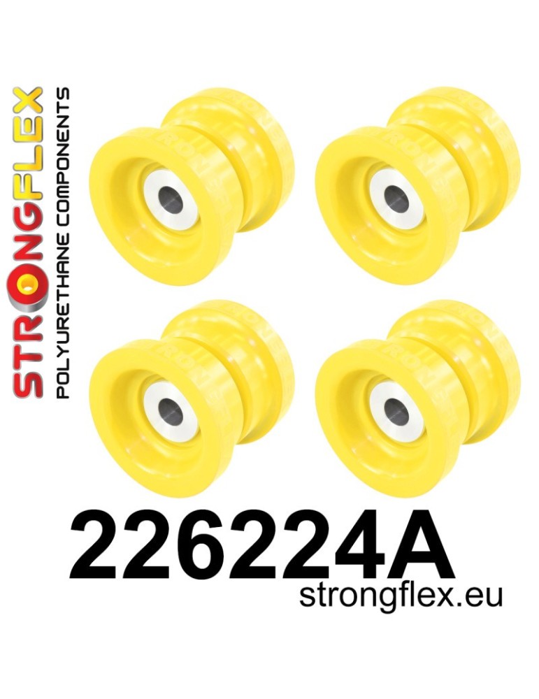 Silent block Polyuréthane kit SPORT Berceau Avant Seat Exeo 08-13