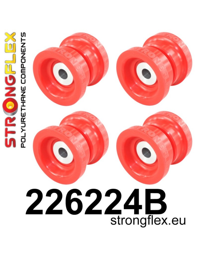 Silent block Polyuréthane kit Berceau Avant Seat Exeo (08-13)