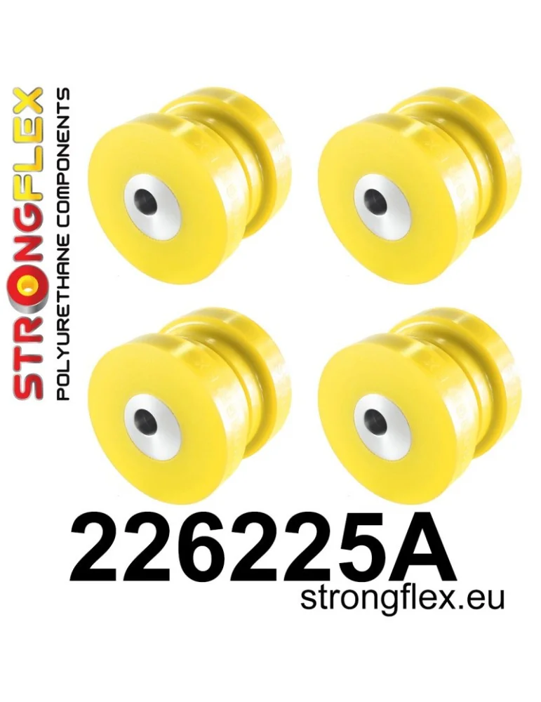 Kit Silent block Polyuréthane SPORT Berceau Arrière Audi A6 C5 (97-04) Quattro & Allroad
