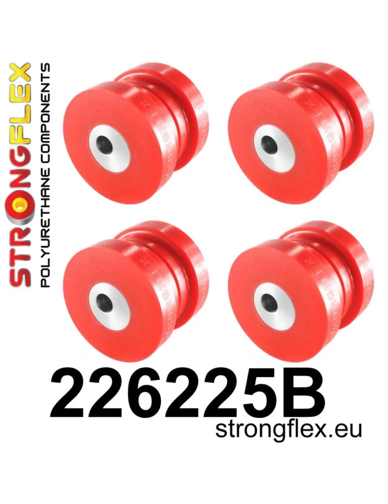  Kit Silent block Polyuréthane Berceau Arrière Volkswagen Passat B5 4motion (96-05)
