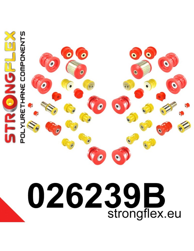 B Kit Silent block Polyuréthane Train Avant Audi A6 C5 (97-04) Quattro & Allroad