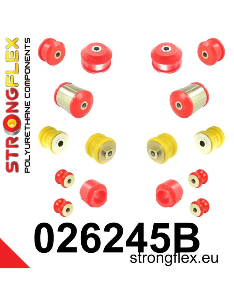Kit Silent block Polyuréthane Train Avant Audi A8 D2 (94-03)