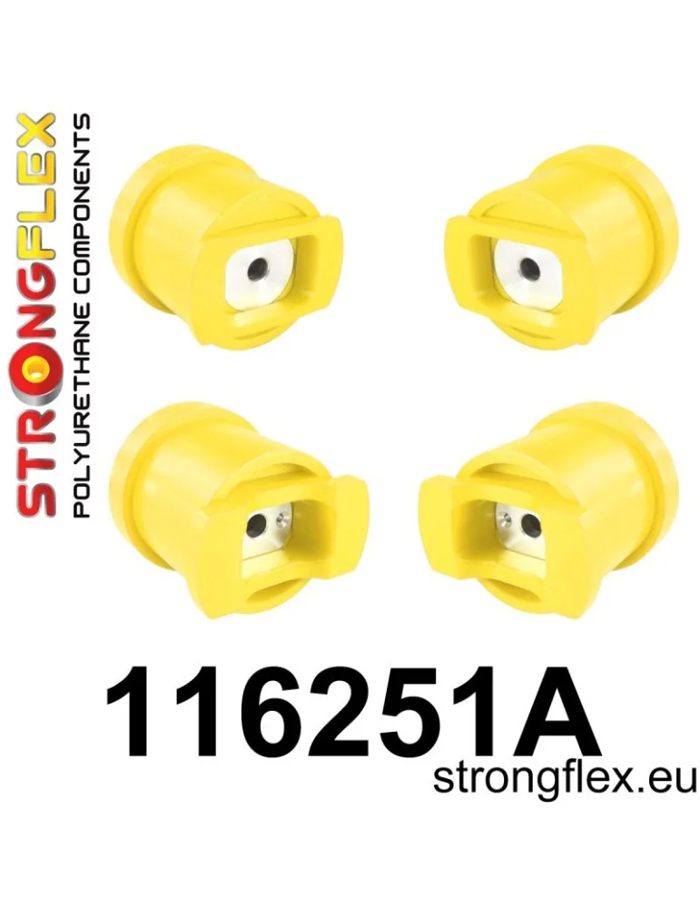  Silent block Polyuréthane kit SPORT Berceau Avant Mercedes Klasa S W140 (91-98)
