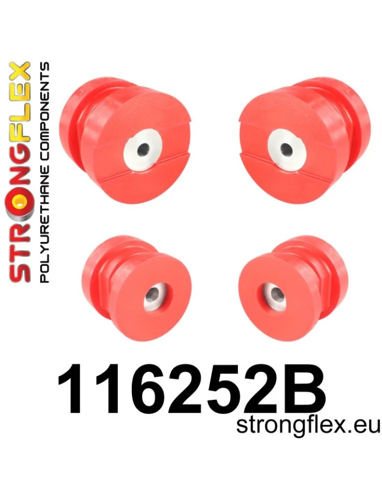  Kit Silent block Polyuréthane Berceau Arrière Mercedes Klasa S W140 (91-98)
