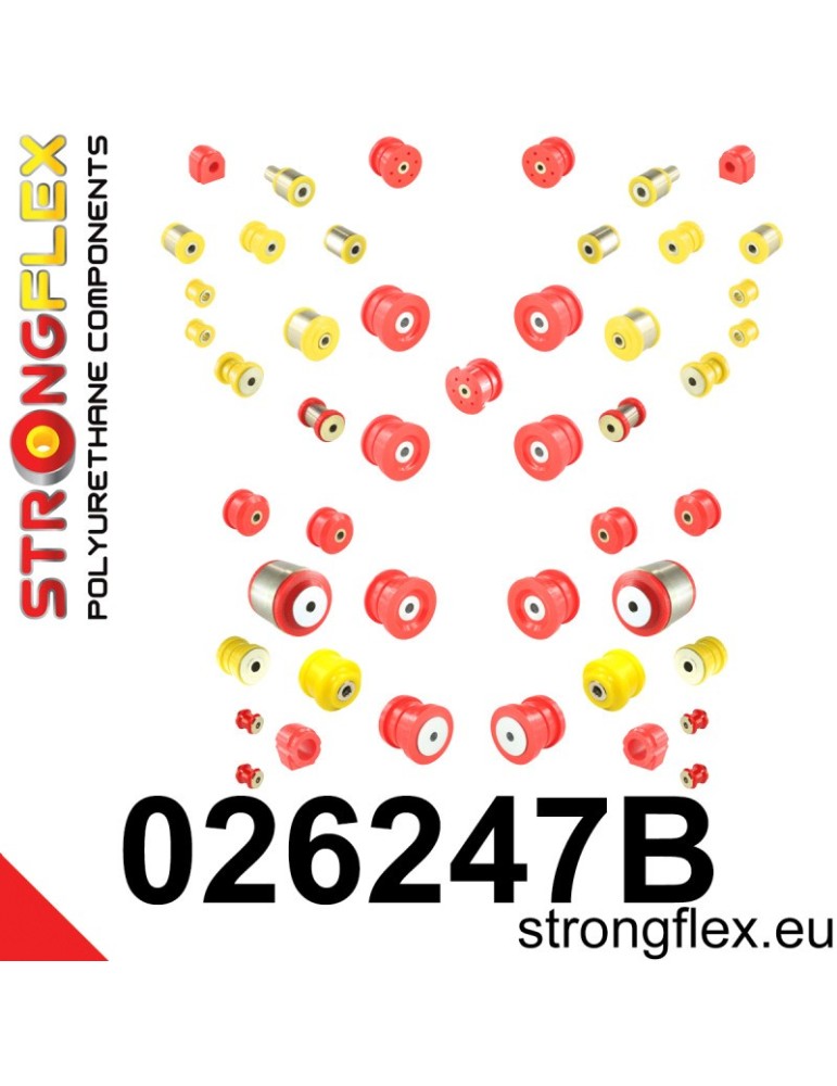 Kit Silent block Polyuréthane Suspension totale Audi A8 D3 (02-09)