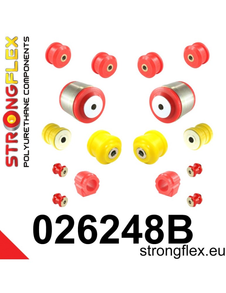 Kit Silent block Polyuréthane Train Avant Audi A8 D3 (02-09)