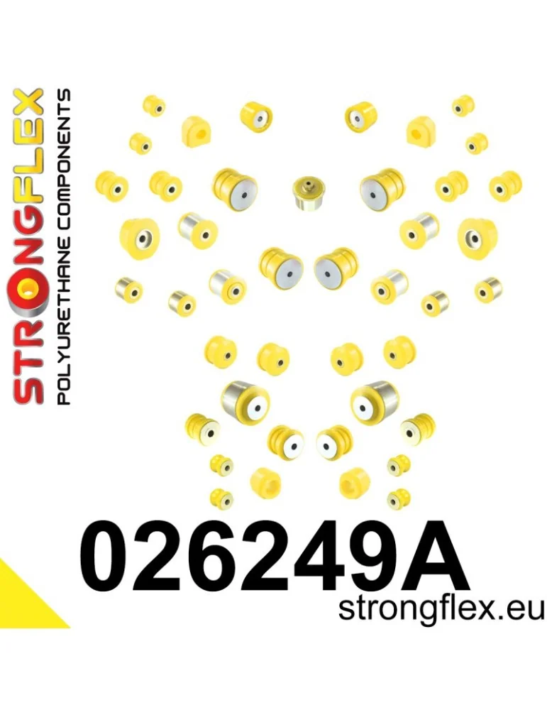  Kit SPORT Silent block Polyuréthane Suspension totale Audi A4 IV (07-15) B8 / 8K QUATTRO
