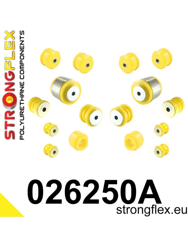 Kit SPORT Silent block Polyuréthane Train Avant Audi A5 8T (07-16) 2 Roues motrices