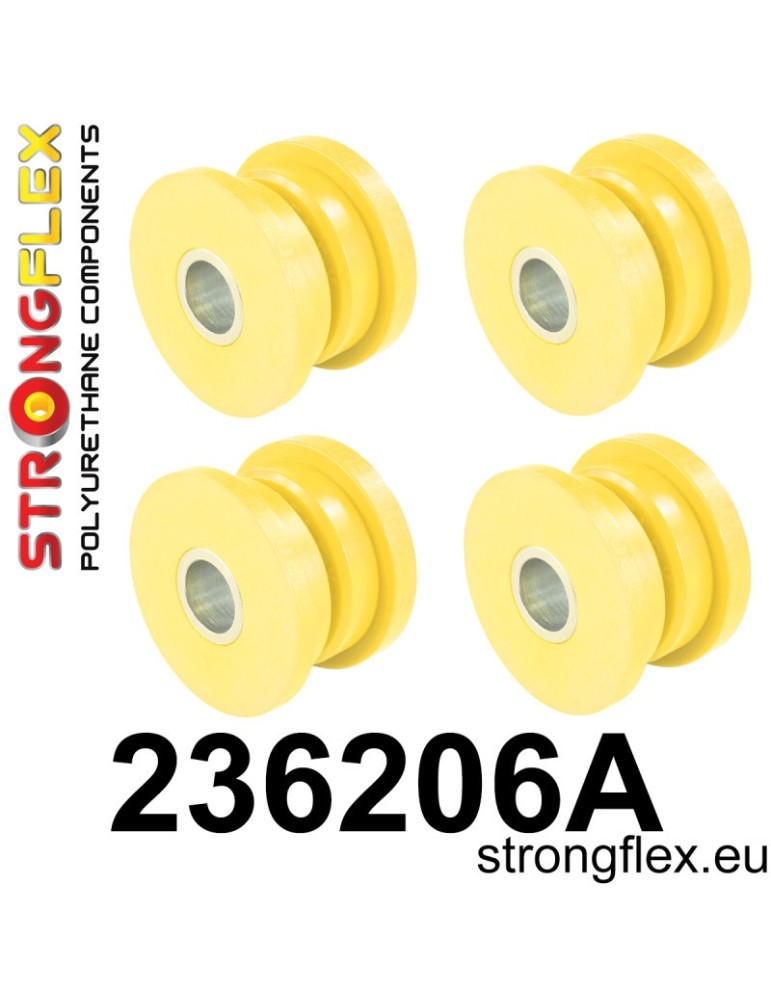 Silent block Polyuréthane kit SPORT Berceau Avant Volvo S60 I (00-09)