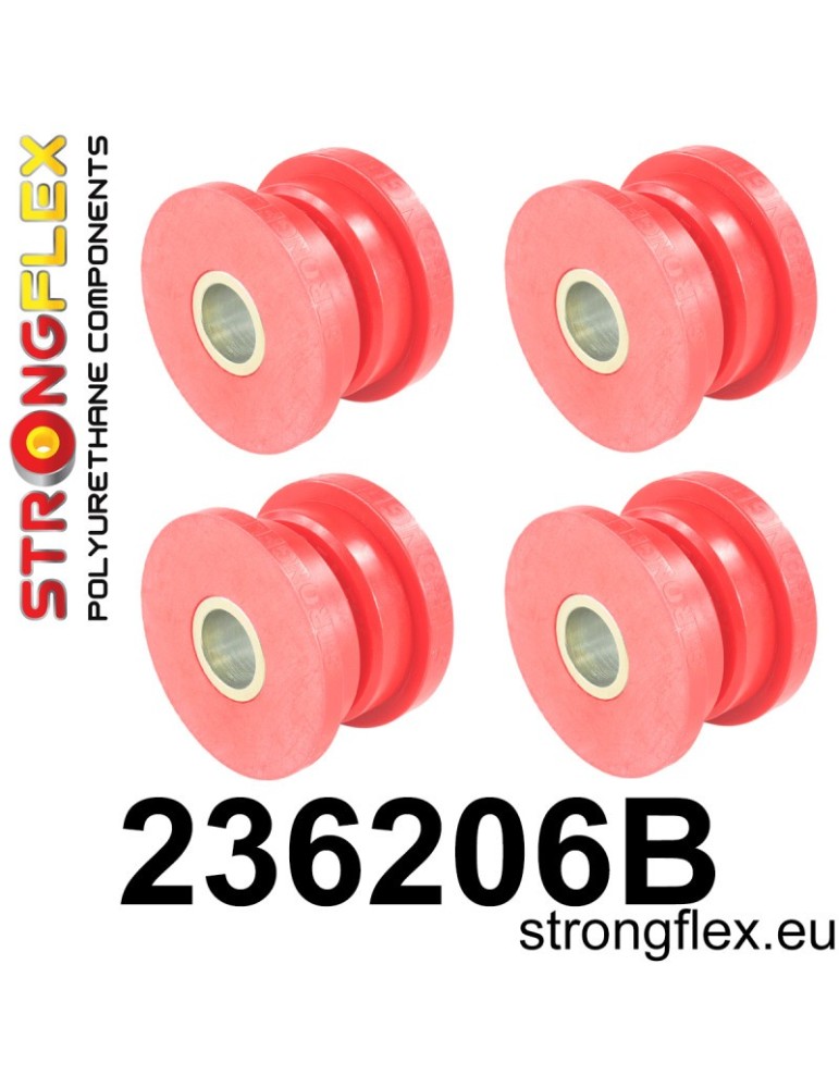 Silent block Polyuréthane kit Berceau Avant Volvo S60 I (00-09)