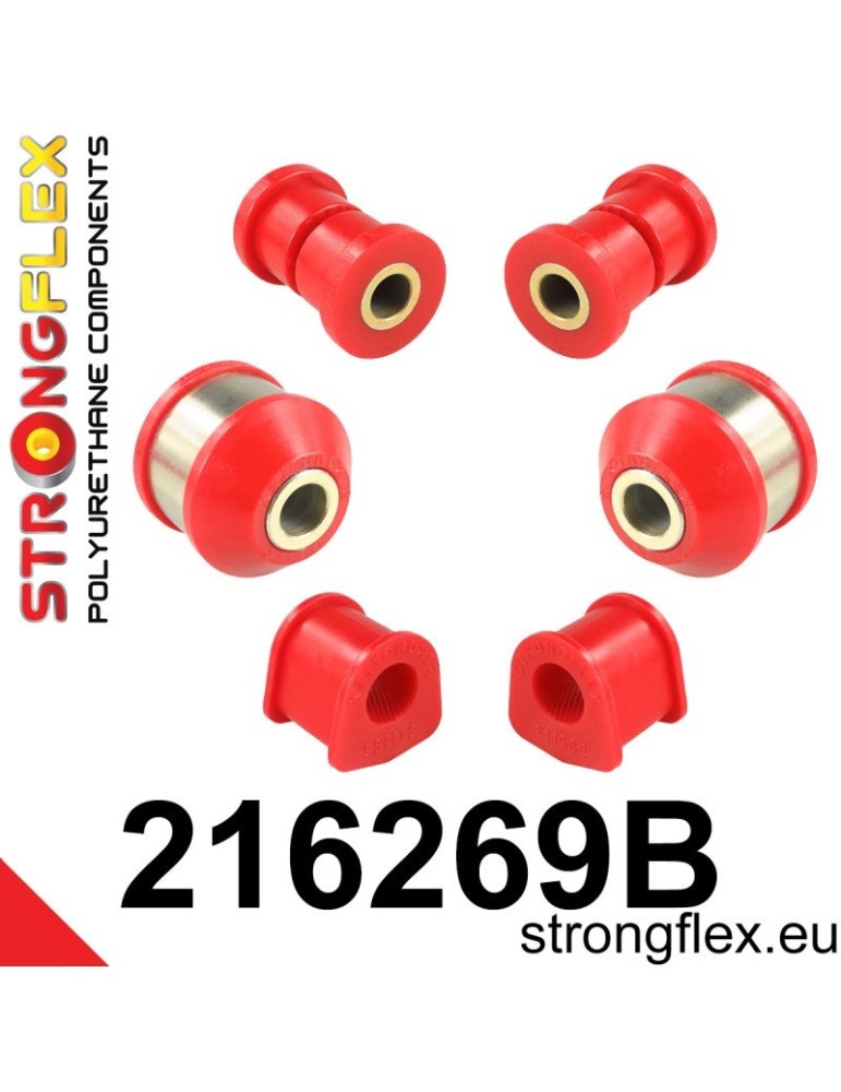 Kit Silent block Polyuréthane Train Avant Toyota Corolla VIII (97-02) E110