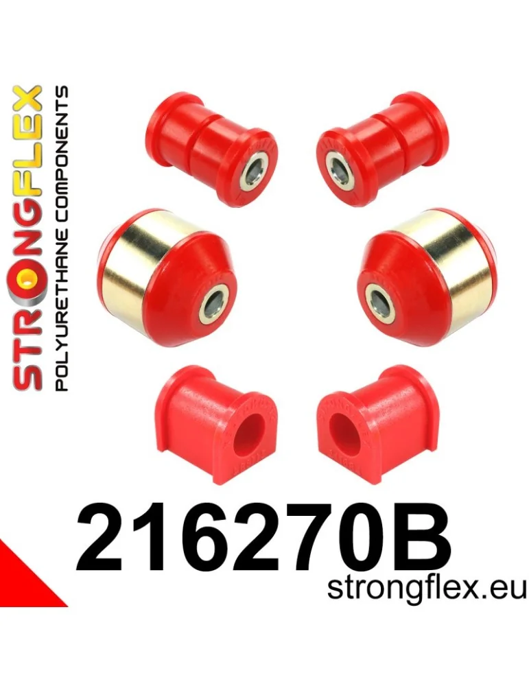 Kit Silent block Polyuréthane Train Avant Toyota MR2 III (99-07) W30