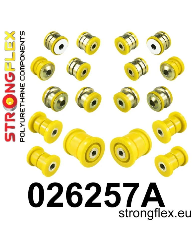  Kit SPORT Silent block Polyuréthane Train Avant et Arrière Audi Q7 4L (05-15)
