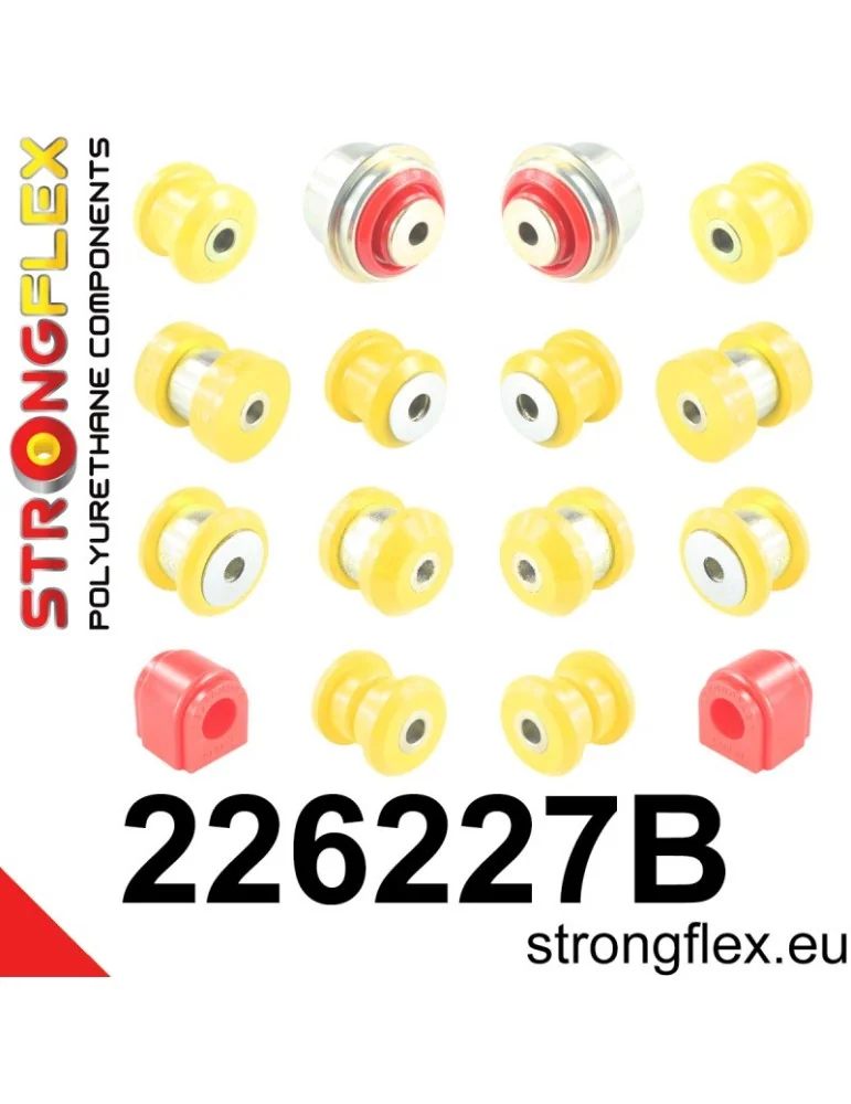 Kit Silent block Polyuréthane Train Avant et Arrière Škoda Octavia IV (19-)