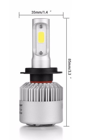 Pack de 2 ampoules Led Cree 40w Led H3 