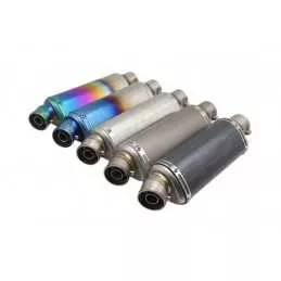 Silencieux sport inox universel Medium + accessoires