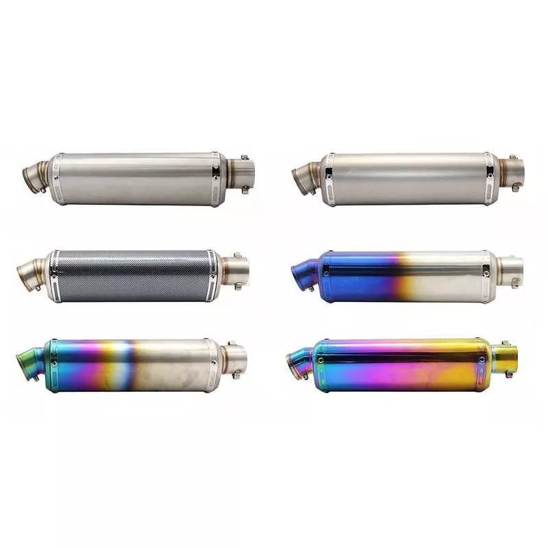 Silencieux sport inox universel Long + accessoires Silencieux sport inox universel Long + accessoires