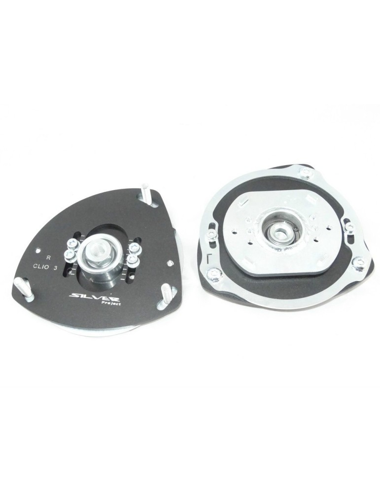 Coupelles d'amortisseurs réglables 3D / Camber Plate Renault Clio 3 2005 - 2012 Coupelles d'amortisseurs réglables 3D / Camber Plate Renault Clio 3 2005 - 2012