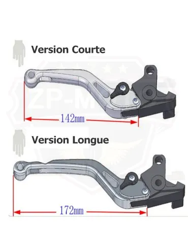 Leviers réglables Tiger / Sport 1050 2007-2015