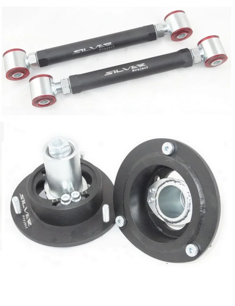 Bras arrière Inférieur Aluminium Rotules + Coupelle réglable Polyuréthane Mercedes Classe  C C124/W124/S124/A124 Standard/AMG