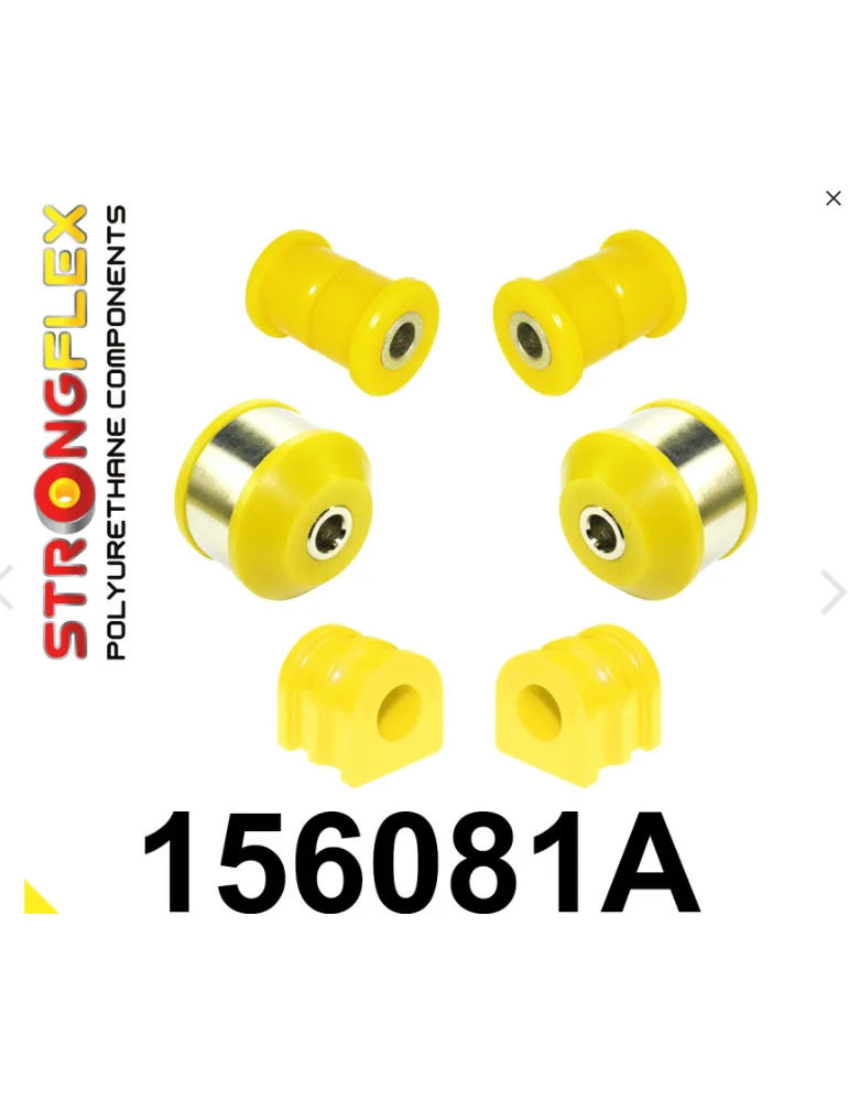  Kit Silent block Polyuréthane Train Avant  Nissan Note I (05-12) E11