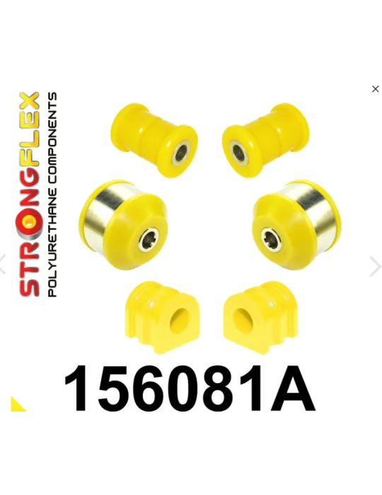  Kit Silent block Polyuréthane Train AvantNissan Note I (05-12) E11