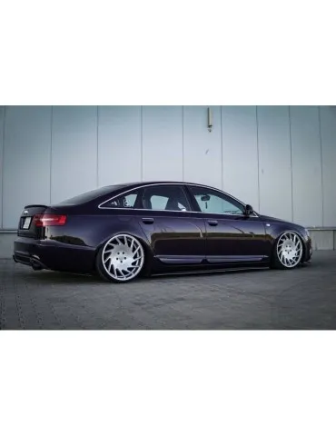 Extension / Rajout de Bas de caisse AUDI A6 C6 S-LINE (Facelift Avant/Facelift) - Maxton