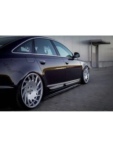 Extension / Rajout de Bas de caisse AUDI A6 C6 S-LINE (Facelift Avant/Facelift) - Maxton