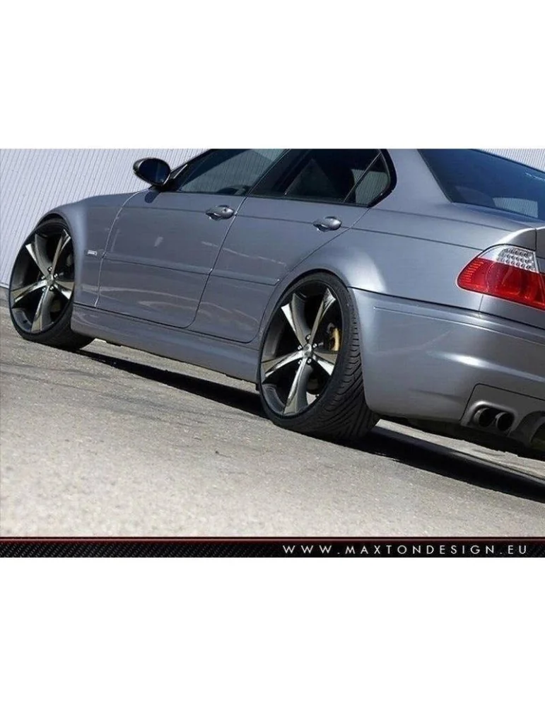 Extension / Rajout de Bas de caisse BMW 3 E46 - 4 PORTES BERLINE M3  - Maxton