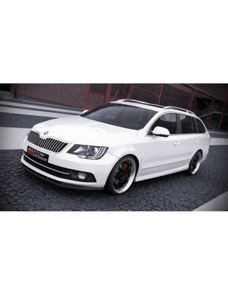 Extension / Rajout de Bas de caisse SKODA SUPERB MK2 - Maxton