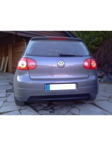 Lame / Diffuseur du Pare-chocs Arrière VW GOLF V GTI EDITION 30 (without exhaust hole, for standard exhaust) - Maxton