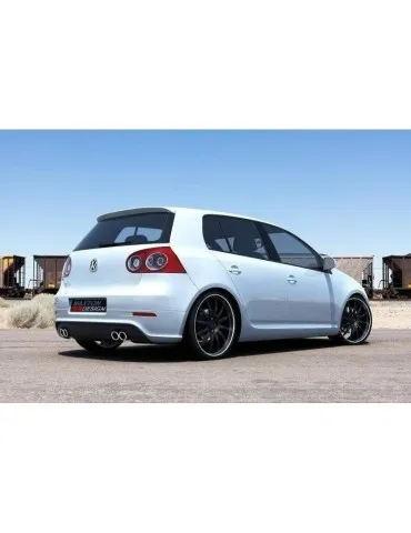 Lame / Diffuseur du Pare-chocs Arrière VW GOLF V R32 (version avec une double sortie pour pot final d'echappement) - Maxton