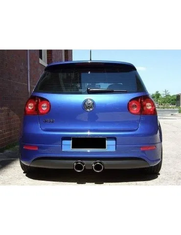 Lame / Diffuseur du Pare-chocs Arrière VW GOLF V R32 (with 2 exhaust holes (for R32 exhaust) - Maxton