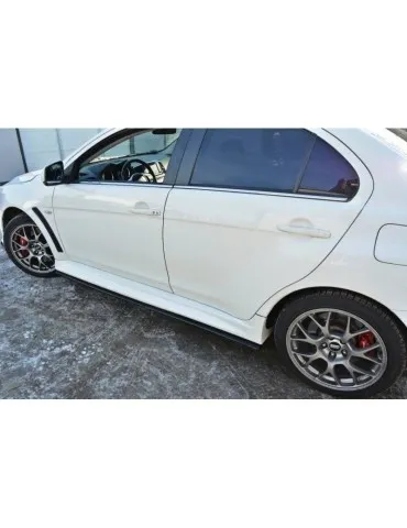 Extension / Rajout de Bas de caisse MITSUBISHI LANCER EVO X - Maxton