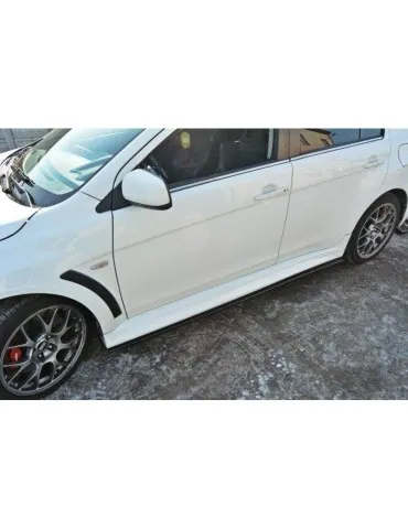 Extension / Rajout de Bas de caisse MITSUBISHI LANCER EVO X - Maxton