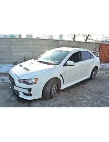 Extension / Rajout de Bas de caisse MITSUBISHI LANCER EVO X - Maxton
