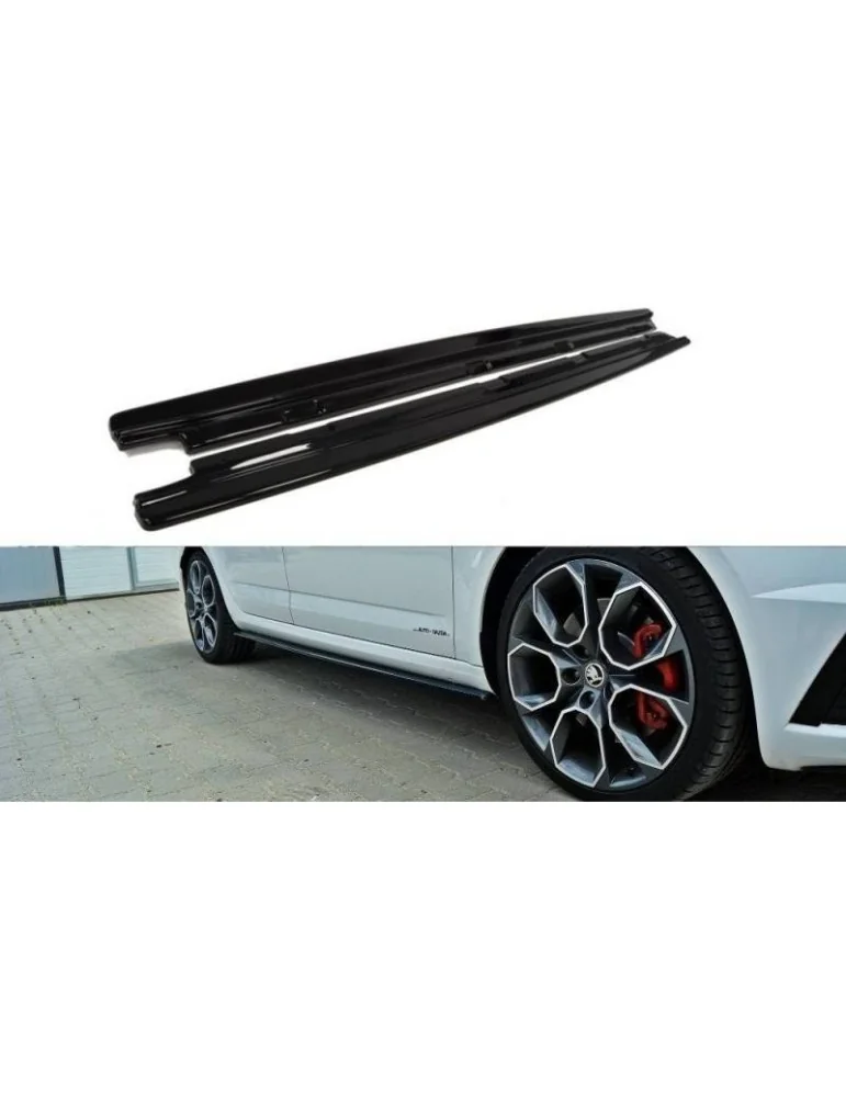 Extension / Rajout de Bas de caisse SKODA OCTAVIA RS MK3 / MK3 FL Hatchback / Kombi - Maxton