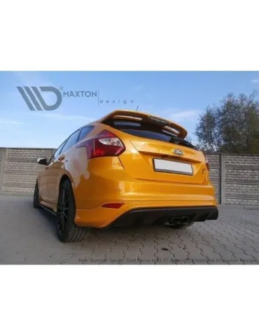 Lame / Diffuseur du Pare-chocs Arrière FORD FOCUS ST MK3 (RS ) ABS - Maxton
