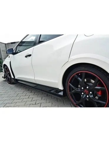 Extension / Rajout de Bas de caisse sport HONDA CIVIC IX TYPE R - Maxton