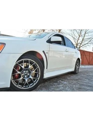 Extension / Rajout de Bas de caisse sport MITSUBISHI LANCER EVO X - Maxton